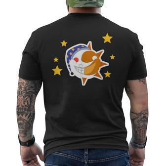 Sunrise And Moondrop Five Night Sun And Moon Men's T-shirt Back Print - Monsterry CA