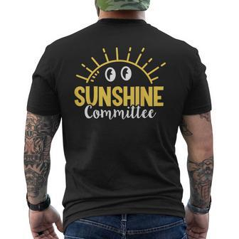 Sunshine Commit Men's T-shirt Back Print | Mazezy