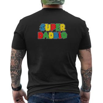 Super Daddio Shirt Father Of The Year Mens Back Print T-shirt - Seseable