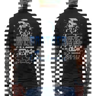 Super Proud Brother Of 2024 Graduate Awesome Family College Men's T-shirt Back Print | Mazezy