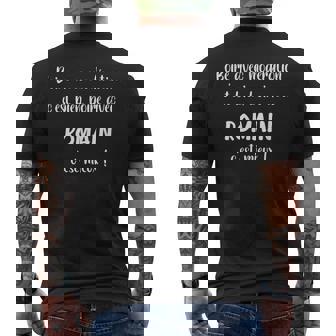 Super Romain Apéro Humoristique Boire Avec Romain T-shirt imprimé au dos - Cadeauxyz