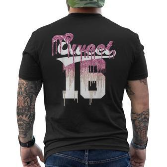 Sweet 16 Sweet Sixn 16Th Birthday Men's T-shirt Back Print - Monsterry CA