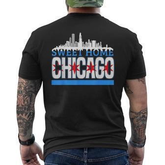 Sweet Home Chicago Souvenir Men's T-shirt Back Print - Monsterry DE