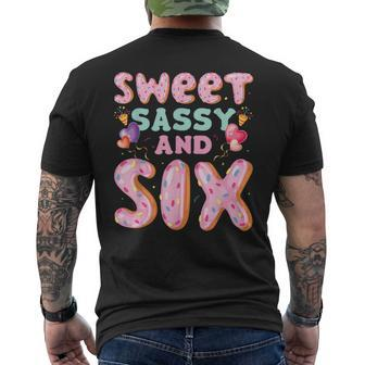 Sweet Sassy And Six Yrs Years Crown Princes Awesome Men's T-shirt Back Print - Thegiftio UK