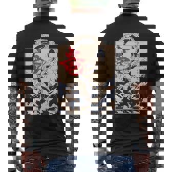 Symbole Japonais Esthétique Dragon Kanji Mer Art Back Manche Longue T-shirt imprimé au dos - Cadeauxyz