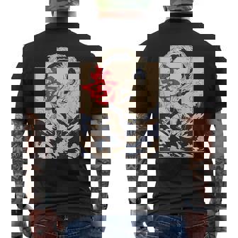 Symbole Japonais Esthétique Dragon Kanji Mer Art Back T-shirt imprimé au dos - Cadeauxyz
