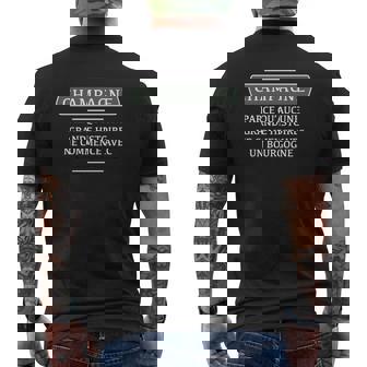 T-Shirt Champagne Grande Histoire T-shirt imprimé au dos - Cadeauxyz