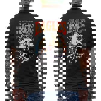 T-shirt imprimé au dos Eagles Hotel California, Illustration Album Rock - Cadeauxyz