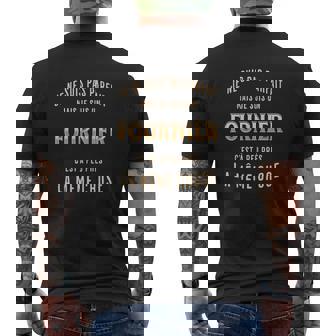 T-shirt imprimé au dos Fournier Noir, Impression Lettres Dorées Pas Parfait mais Fournier - Cadeauxyz