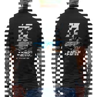T-shirt imprimé au dos Hommage David Pearson, Voiture de Course N°17 - Cadeauxyz