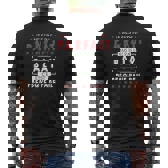 T-shirt imprimé au dos Humour Je Ne Suis Pas Parfait Mais Je Suis Balay - Cadeauxyz