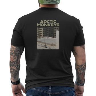 T-shirt imprimé au dos imprimé au dos Arctic Monkeys, Tee Noir de Groupe Rock Britannique - Cadeauxyz