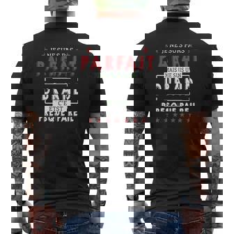 T-shirt imprimé au dos imprimé au dos Humour Je Ne Suis Pas Parfait Mais Durand, Cadeau Rigolo - Cadeauxyz