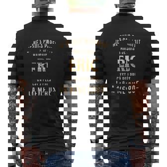T-shirt imprimé au dos imprimé au dos Je ne suis pas parfait mais je suis Eric, Humour - Cadeauxyz