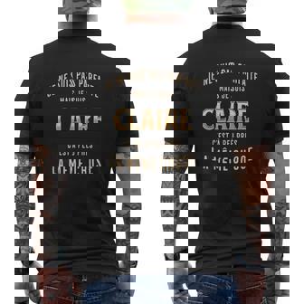 T-shirt imprimé au dos imprimé au dos Je Ne Suis Pas Parfaite Mais Je Suis Claire - Cadeauxyz