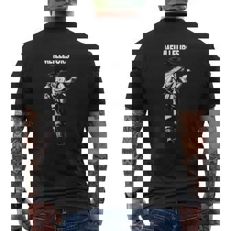 T-shirt imprimé au dos imprimé au dos Noir Goku Style Dessin Animé, Mode Anime Japonais - Cadeauxyz