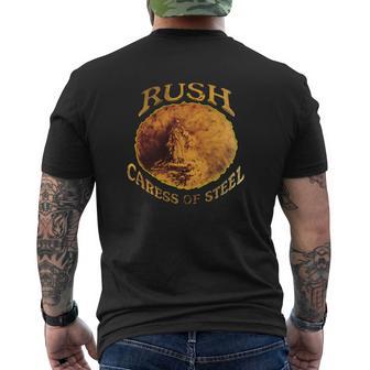 T-shirt imprimé au dos imprimé au dos Rush Caress Of Steel, Tee Graphique Musique Rock - Cadeauxyz
