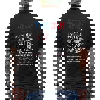 T-shirt imprimé au dos imprimé au dos The Jam 51e Anniversaire, Souvenir Musical Noir - Cadeauxyz