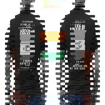 T-shirt imprimé au dos imprimé au dos Thème Indiens 8ème Journée, Design Graphique Coloré - Cadeauxyz