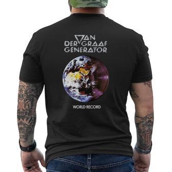 T-shirt imprimé au dos imprimé au dos Van Der Graaf Generator World Record, Tee Graphique Musique Prog Rock - Cadeauxyz