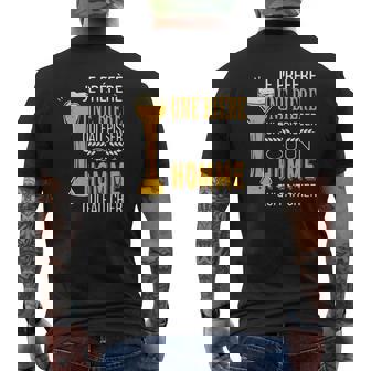 T-shirt imprimé au dos Je Préfère Une Bière... Humoristique pour Femmes, Mode Drôle - Cadeauxyz