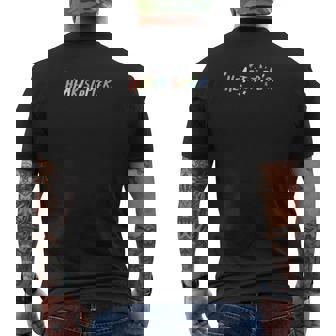 T-shirt imprimé au dos Noir HEARTSTOPPER Lettres Colorées, Style Ludique - Cadeauxyz