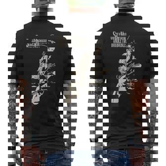 T-shirt imprimé au dos Noir Musicien, Illustration Guitare Hommage - Cadeauxyz