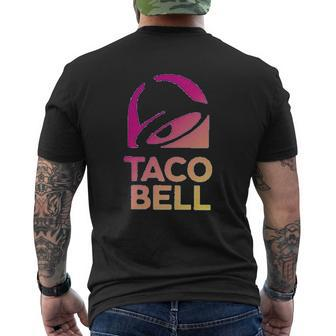 Taco Bell Modern Gradient Mens Back Print T-shirt - Thegiftio UK