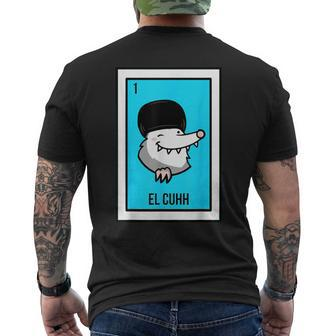 Takuache Cuhh Mexican Meme El Cuhh Men's T-shirt Back Print - Monsterry
