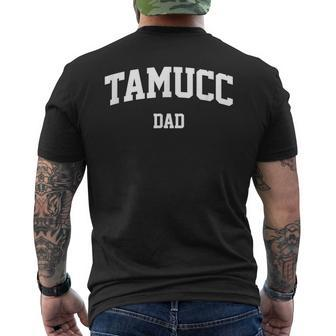 Tamucc Dad Athletic Arch College University Alumni Men's T-shirt Back Print | Mazezy