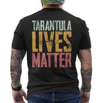 Tarantula Lives Matter Awesome Tarantula Lover Men's T-shirt Back Print - Monsterry DE