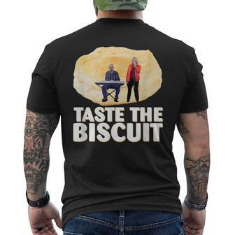 Taste The Biscuit Goodness Men's T-shirt Back Print - Monsterry AU
