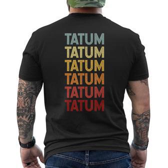 Tatum Who Wears Number 0 Green Is Incredibly Brilliant Men's T-shirt Back Print - Monsterry CA