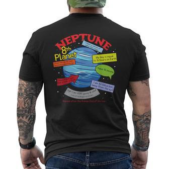 Teaching Learning About Space Neptune Planets Men's T-shirt Back Print - Monsterry AU