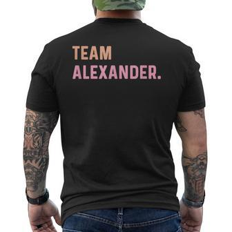 Team Alexander T-Shirt mit Rückendruck - Seseable