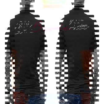 Team Bride Elegante Minimalista Elegante Fiesta De Compromiso Camiseta Hombre Estampado Espalda - Regaloses