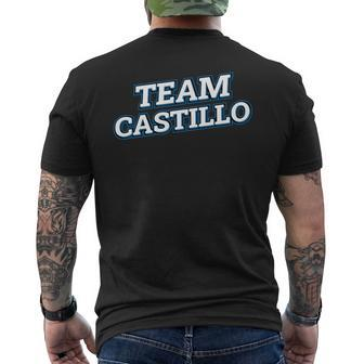 Team Castillo Relatives Last Name Family Matching Men's T-shirt Back Print - Seseable