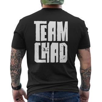 Team Chad Husband Son Grandson Dad Sports Family Group Mens Back Print T-shirt | Mazezy AU