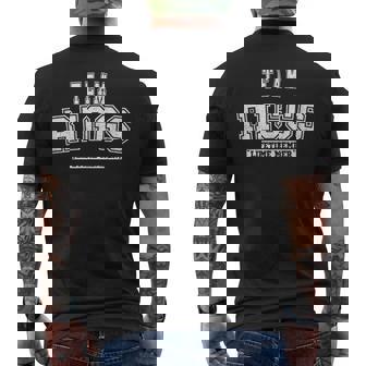 Team Riggs Lifetime Member Family Last Name Men's T-shirt Back Print - Seseable