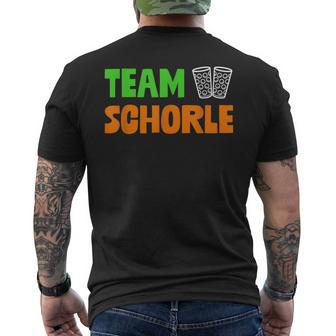 Team Schorle Dubbegläser T-Shirt mit Rückendruck - Seseable
