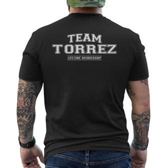 Team Torrez Proud Family Surname Last Name Men's T-shirt Back Print - Seseable