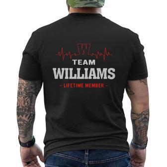 Team Williams Lifetime Member Mens Back Print T-shirt - Thegiftio UK