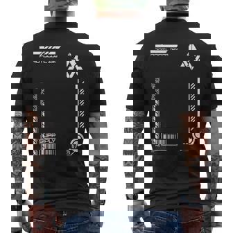 Techwear Cyberpunk Streetwear Japanese Tech Wear Futuristic Men's T-shirt Back Print - Thegiftio
