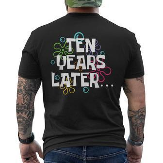 Ten Years Later Meme 10 Year Old 10Th Birthday Party Men's T-shirt Back Print - Seseable
