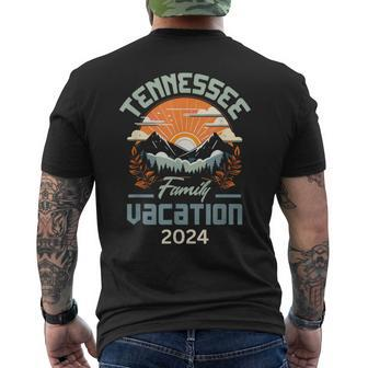 Tennessee 2024 Vacation Family Matching Group Men's T-shirt Back Print | Mazezy DE