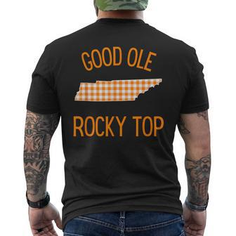 Tennessee Buffalo Plaid Classic Cute Tennessee Men's T-shirt Back Print - Seseable