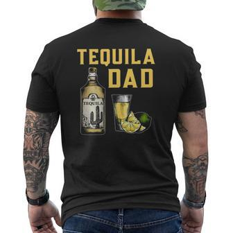 Tequila Dad Mexican Drinker Father's Day Mens Back Print T-shirt | Mazezy UK