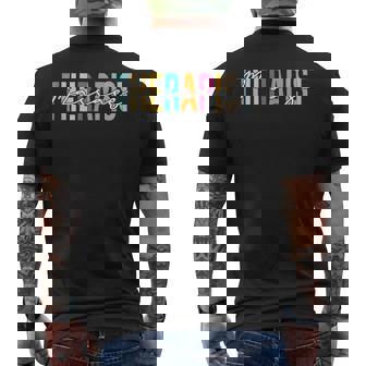 Terapeuta De Masaje Terapia Muscular Multicolor Terapia De Masaje Sin Mangas Camiseta Hombre Estampado Espalda - Regaloses