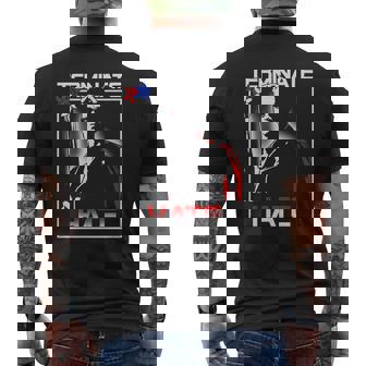 Terminate Hate Mens Back Print T-shirt - Thegiftio