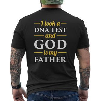 Test Christian Church Deacon Mens Back Print T-shirt | Mazezy